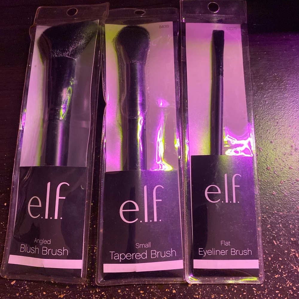 Black Makeup Brush Set